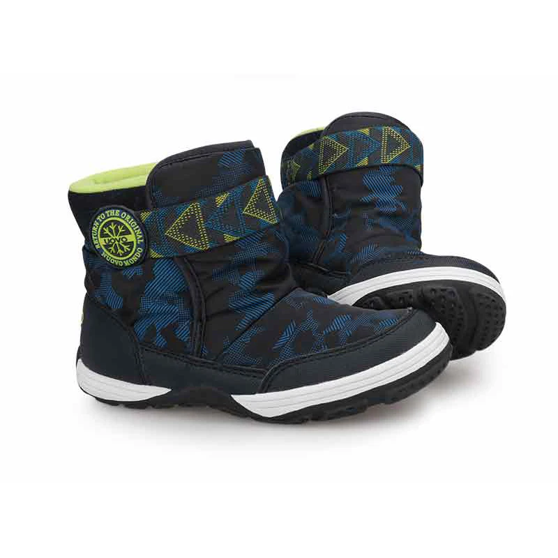 Теплые детские зимние ботинки с бархатной подкладкой лыжные ботильоны на меху