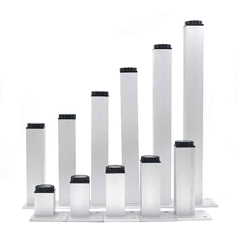 4 шт. 18 см мебель ножки шкафа футов Алюминий металлический стол Регулируемая