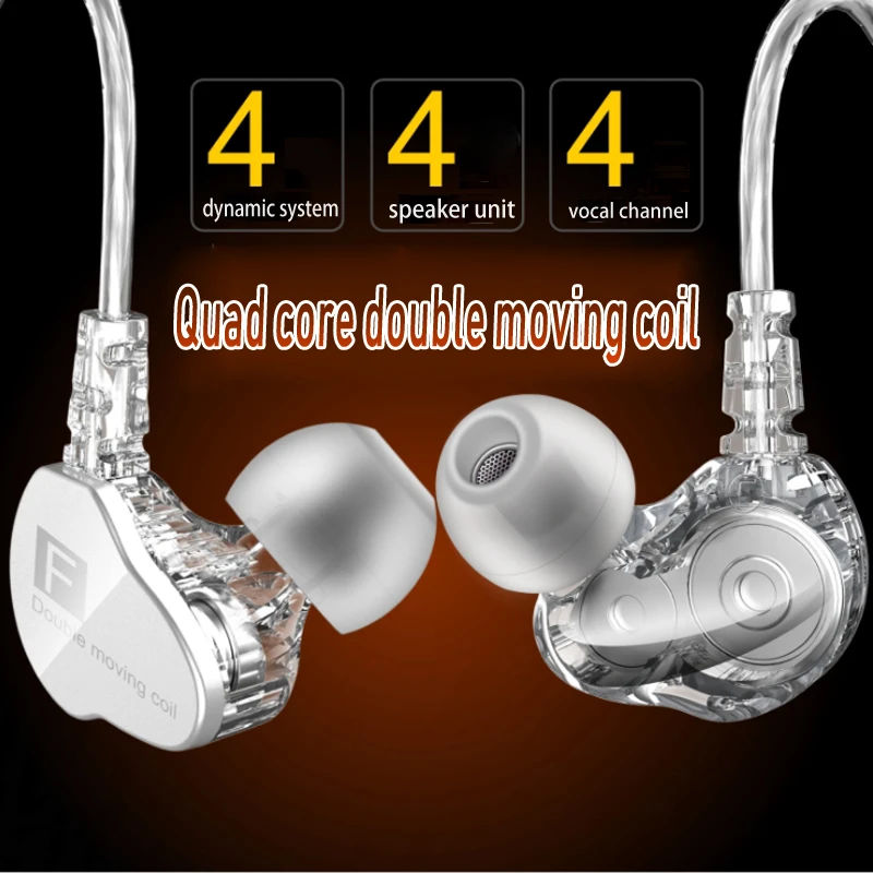F910 Wired Earphone In-Ear Sport Bass Sound Earphones with mic Hifi Earbuds For xiaomi iPhone Huawei | Электроника