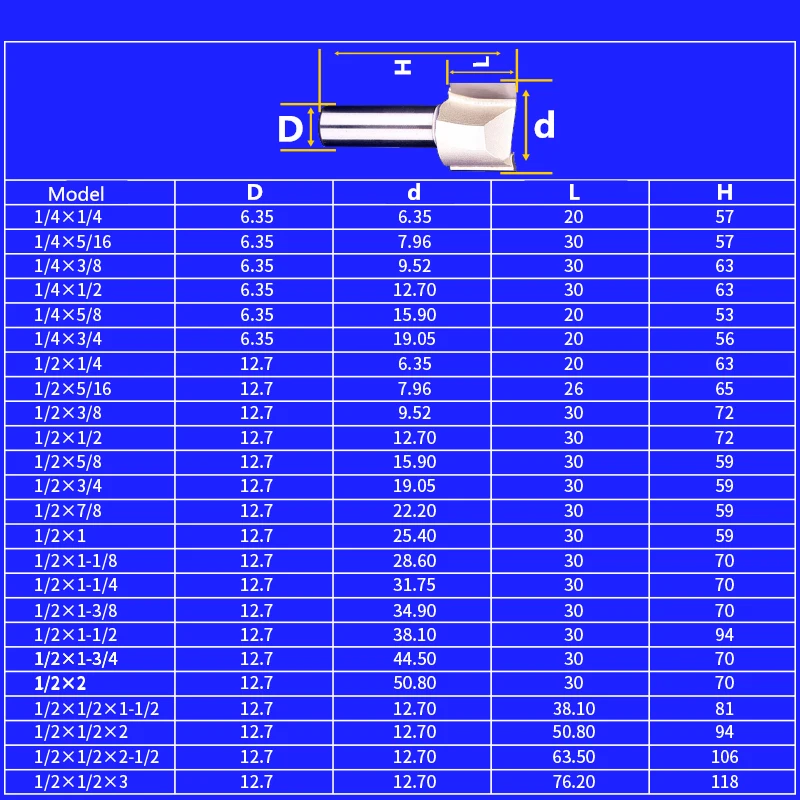 1PCS-Free shipping CNC solid carbide end mill woodworking router bit wood milling cutter 2 flutes straight Slotting engraving |