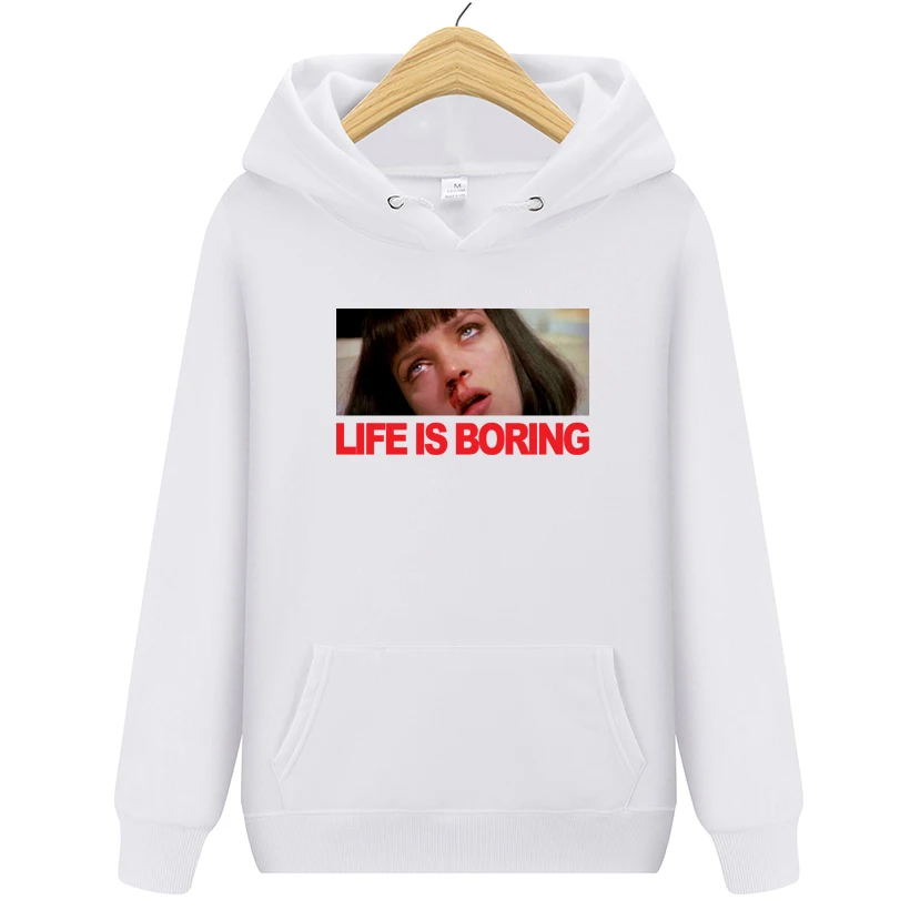 Новый бренд Life is Boring толстовки с принтом Lertter женские и мужские повседневные