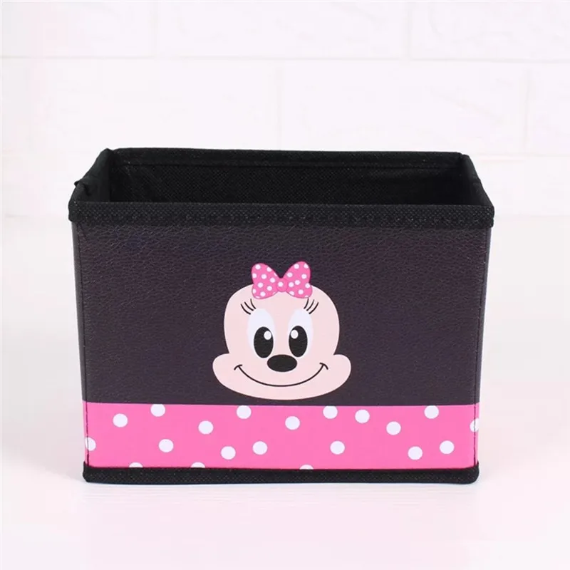 ALWAYSME 19X11X14 см MickMiny Складная Ткань для хранения кубическая корзинка ящики Органайзер контейнеры Шкаф Ящики Кубы для хранения