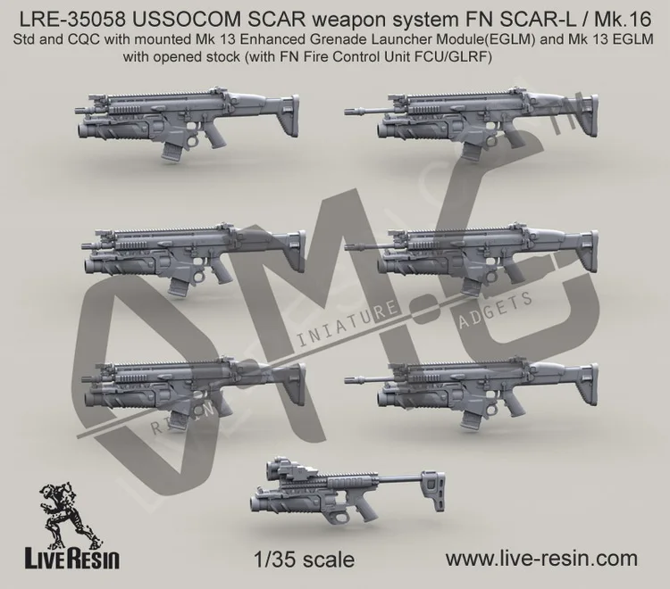 [Набор моделей в масштабе] искусственная смола модель 1/35 USSOCOM со шрамом Система