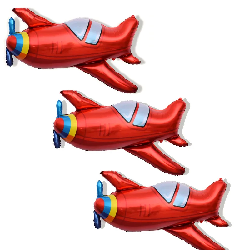 Винтажный самолет Алюминиевая Пленка воздушный шар боевой шарик детская игрушка
