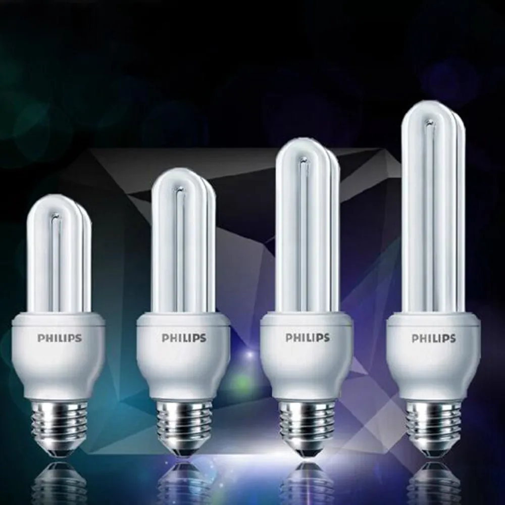 Оригинальный 4 шт. PHILIPS белый энергосберегающие свет 8 Вт/170-250 В E27 винт