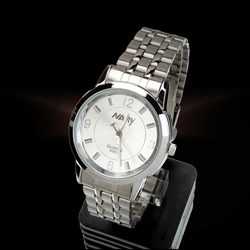 Nary Повседневные часы Для женщин Роскошные Бизнес наручные золото уникальный