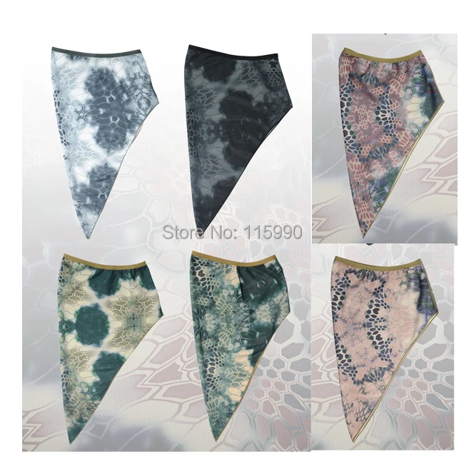 Боевая змея Tri-угловой шарф/горная бандана/Боевая camo bandanna/прогулочные спортивные