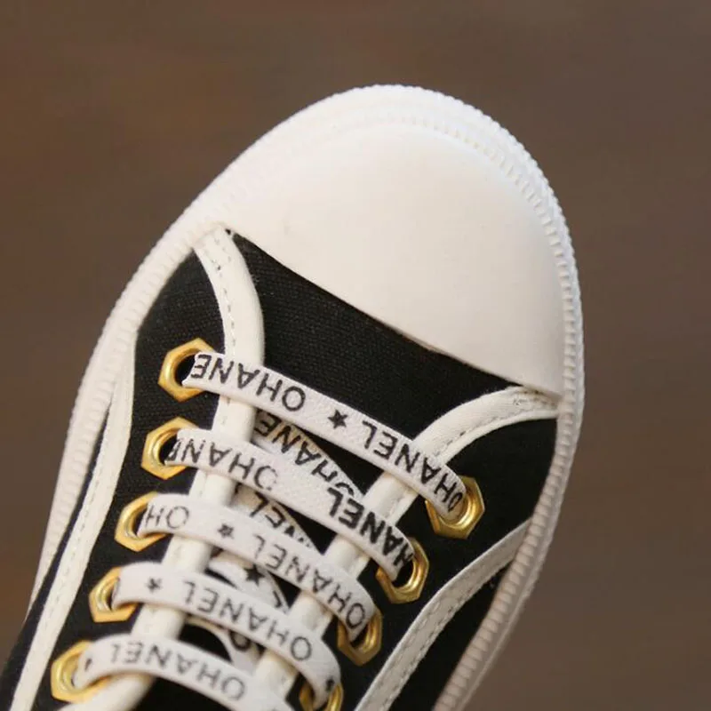 CMSOLO Children Sneakers Autumn New Arrival Casual Walking School Shoes Girls Boys Fashion Black White Flat Infants Kid | Детская одежда