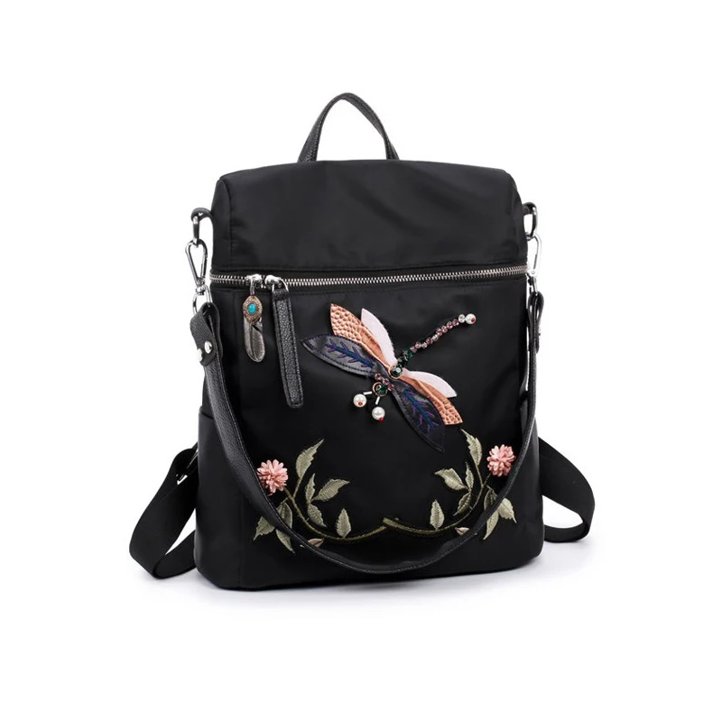 2018 новая вышитая сумка на плечо Женская Мода Стрекоза персонализированный