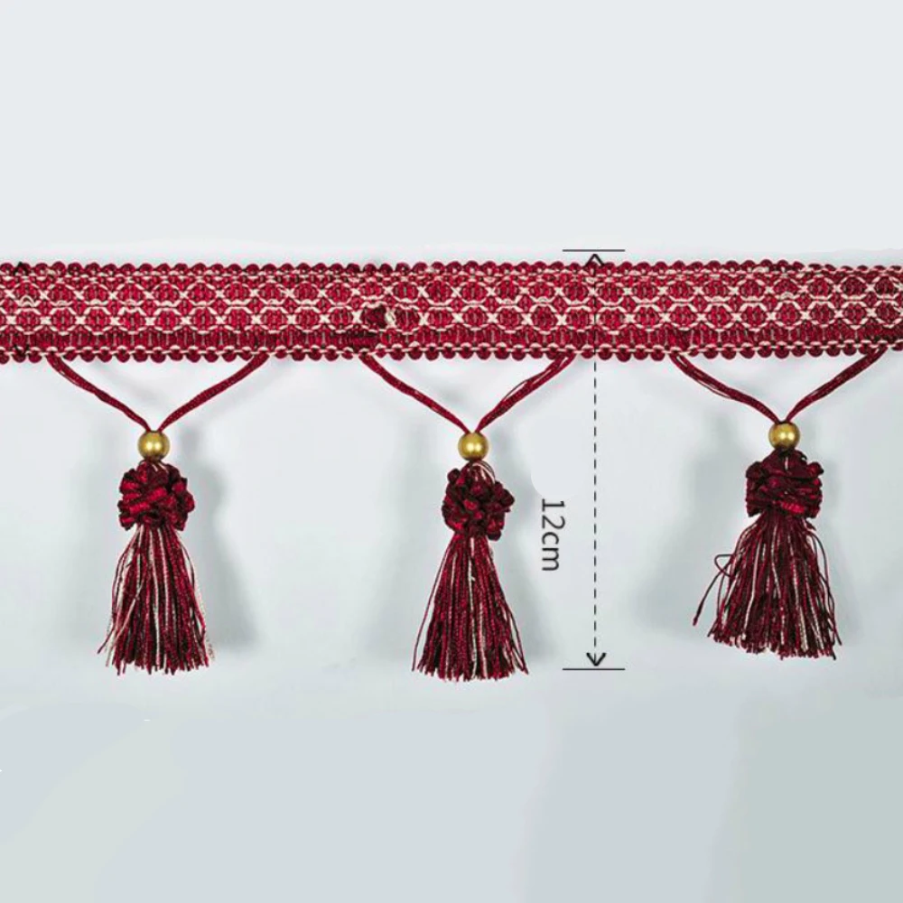 

6 Meters Trimmings DIY Trim Sewing Tassel Fringe for Curtain Lace Accessories 12 Colors