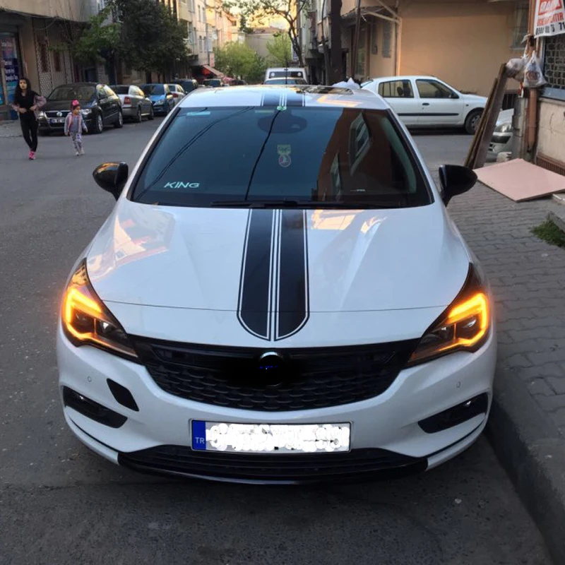 Универсальная устойчивая к царапинам Автомобильная наклейка на капот 130 см x 11