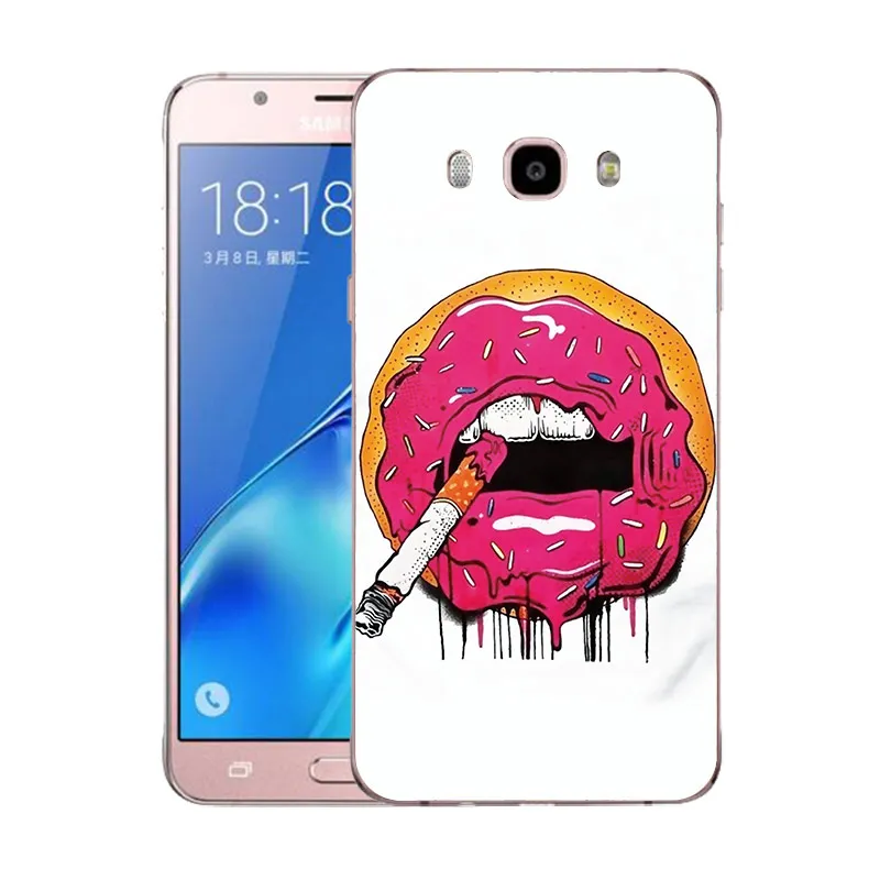 QMSWEI Soft Tpu Clear Phone Case For Samsung Galaxy A3 A5 2016 2017 prime J1 J2 J3 J5 J7 Painted Sexy Girls Lips Free shipping |