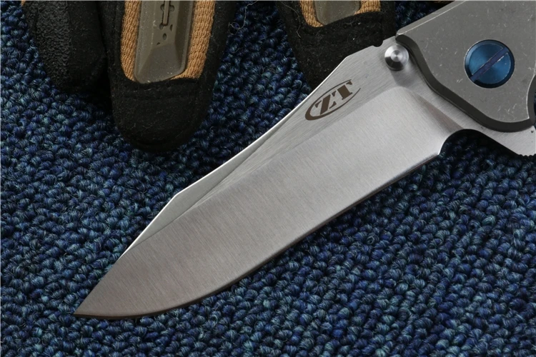 Складной нож Lange ZT0392 лезвие S35VN титановая ручка шариковый подшипник тактический