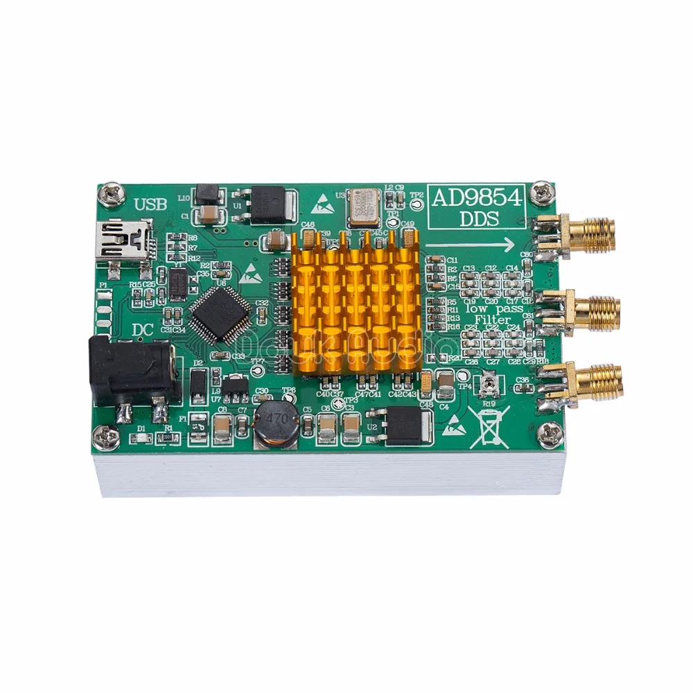 Модуль генератора сигналов AD9854 DDS STM32 SCM/радиатор/Главное управление компьютером |
