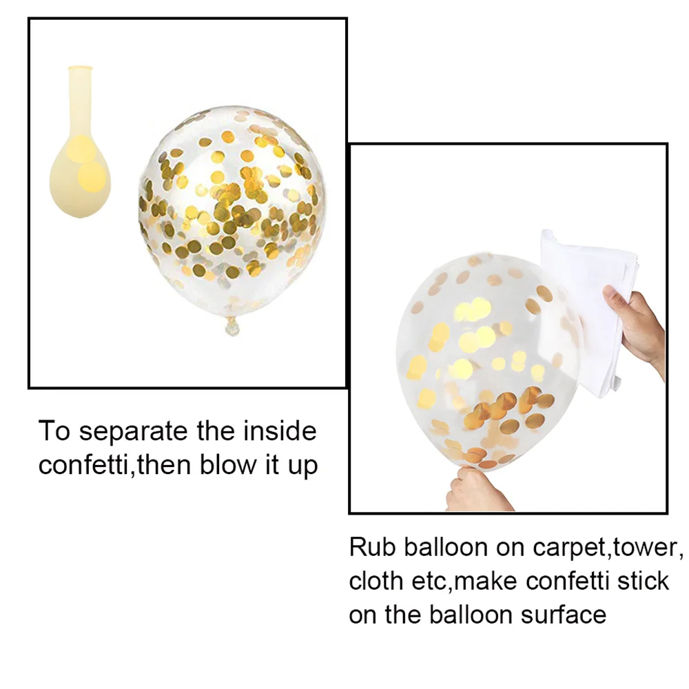 Воздушные шары с арочной лампой 100 шт. белые латексные Зеленые пальмовые листья