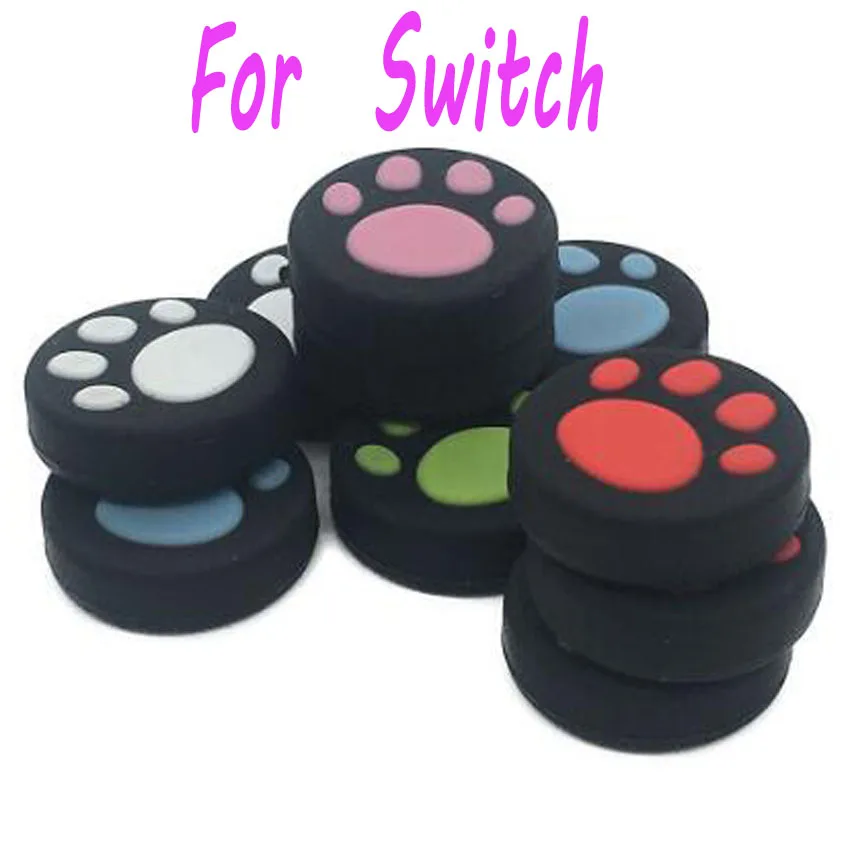 JCD 2 шт. для Nintendo Switch силиконовый аналоговый контроллер высокого качества ручки