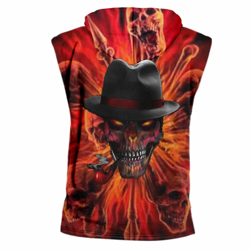 OGKB унисекс хип-хоп без рукавов толстовки пуловеры для мужчин/женщин крутой принт