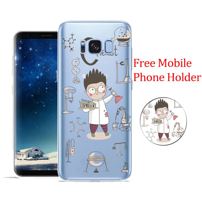 Прозрачный силиконовый чехол для телефона Samsung GALAXY S8 S7 S6 Plus|case for samsung galaxy|case samsungcase