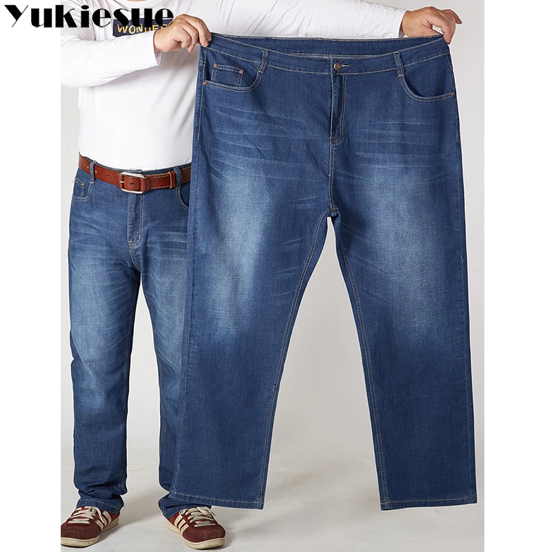 Мужские джинсы новинка осень зима 2018 мужские Стрейчевые прямые брюки