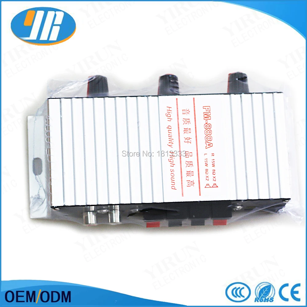 FM 888A 8ohm 15W высококачественный звуковой усилитель стереоусилитель аксессуары для