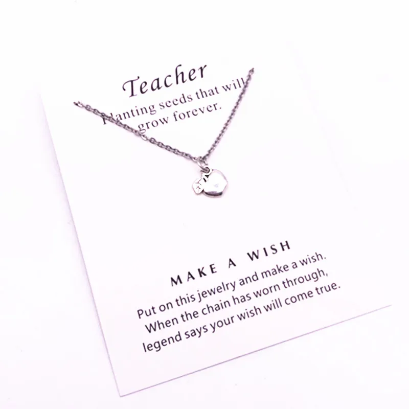 Новый серебряный сплав научить Шарм с надписью Учитель поздравительной