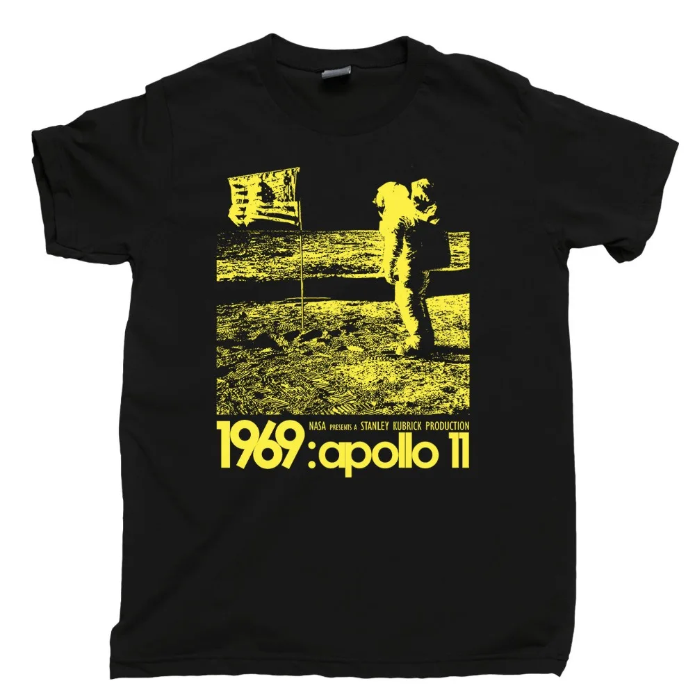 Мужская Новинка 2019 футболка с коротким рукавом STANLEY KUBRICK Apollo 11 2001 космическая