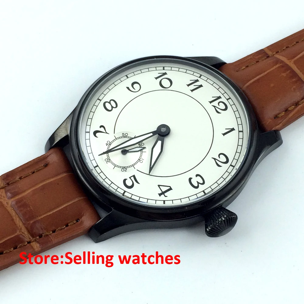 Parnis 6498 мужские часы с белым циферблатом 44 мм|watch men|watch men watchwatch watch |