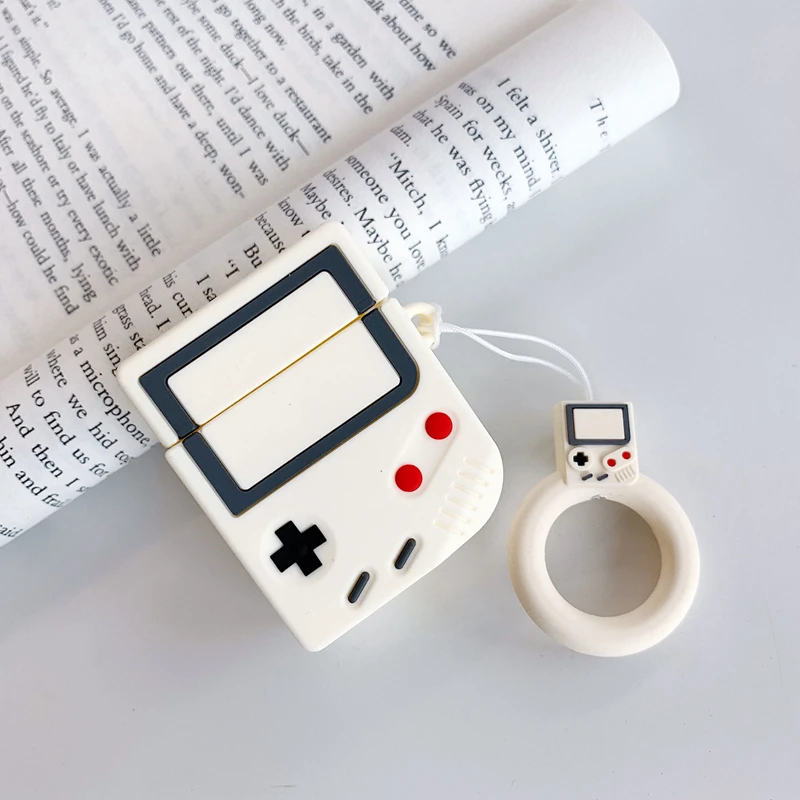 Для AirPod 3D милый чехол Gameboy для Apple AirPods 2 Чехол Мягкий силиконовый Bluetooth наушники