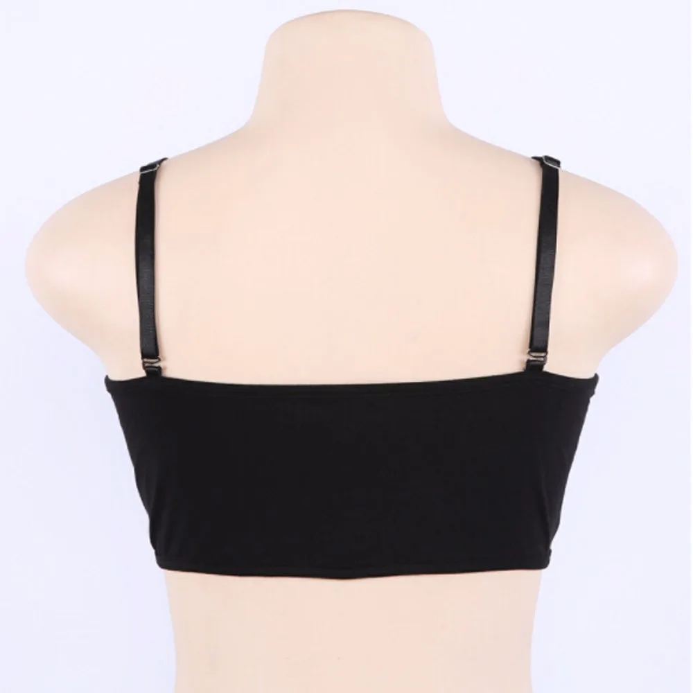 Модные женские сексуальные топы без бретелек с буквенным принтом рукавов жилет