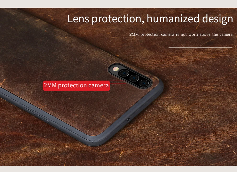 Чехол из натуральной кожи для samsung a50 A70, Противоударная задняя крышка для samsung Galaxy note 10 plus a7 a8, чехол с полной защитой