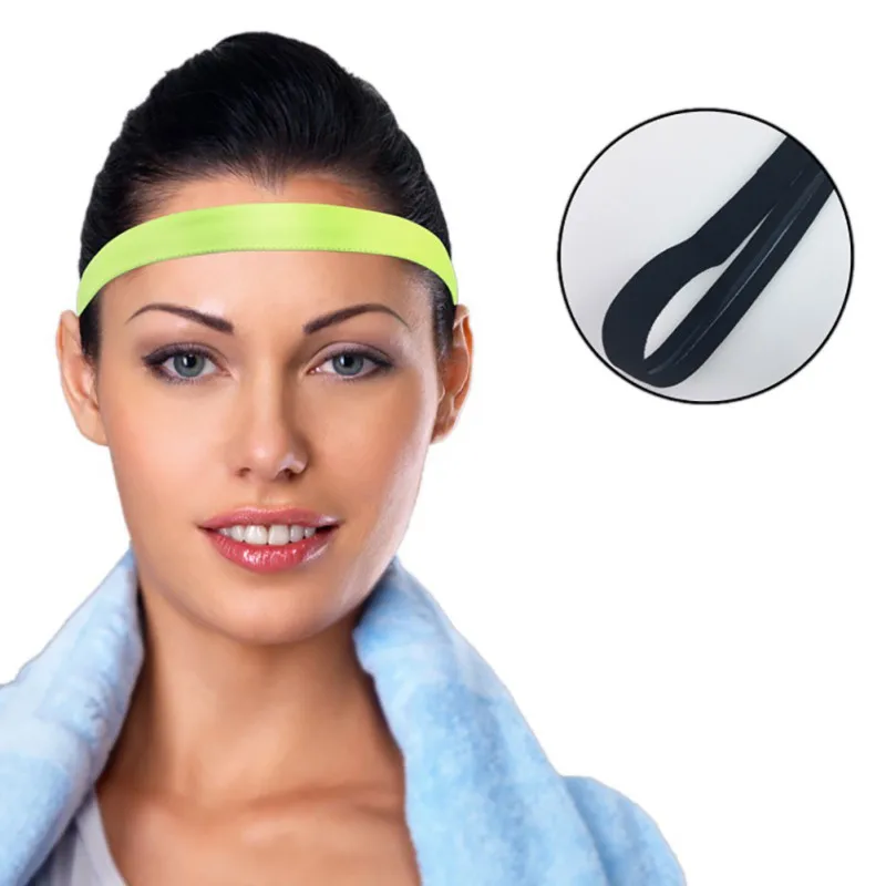 

Outdoor Sport Hairband Women Men Yoga Hair Bands Sports Headband Anti-slip Elastic Sweatband Yoga Running Biking Headscarf