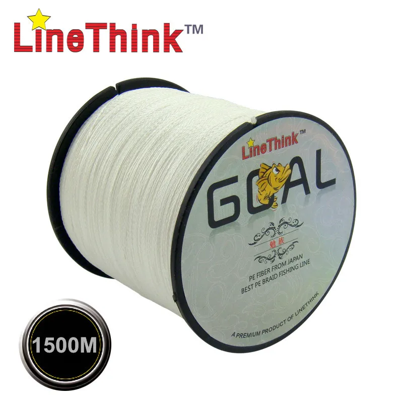 Фото 1500 м GOAL LineThink Фирменная плетеная рыболовная леска лучшего качества из 100% ПЭ 4X, плетеная рыболовная леска, бесплатная доставка №2