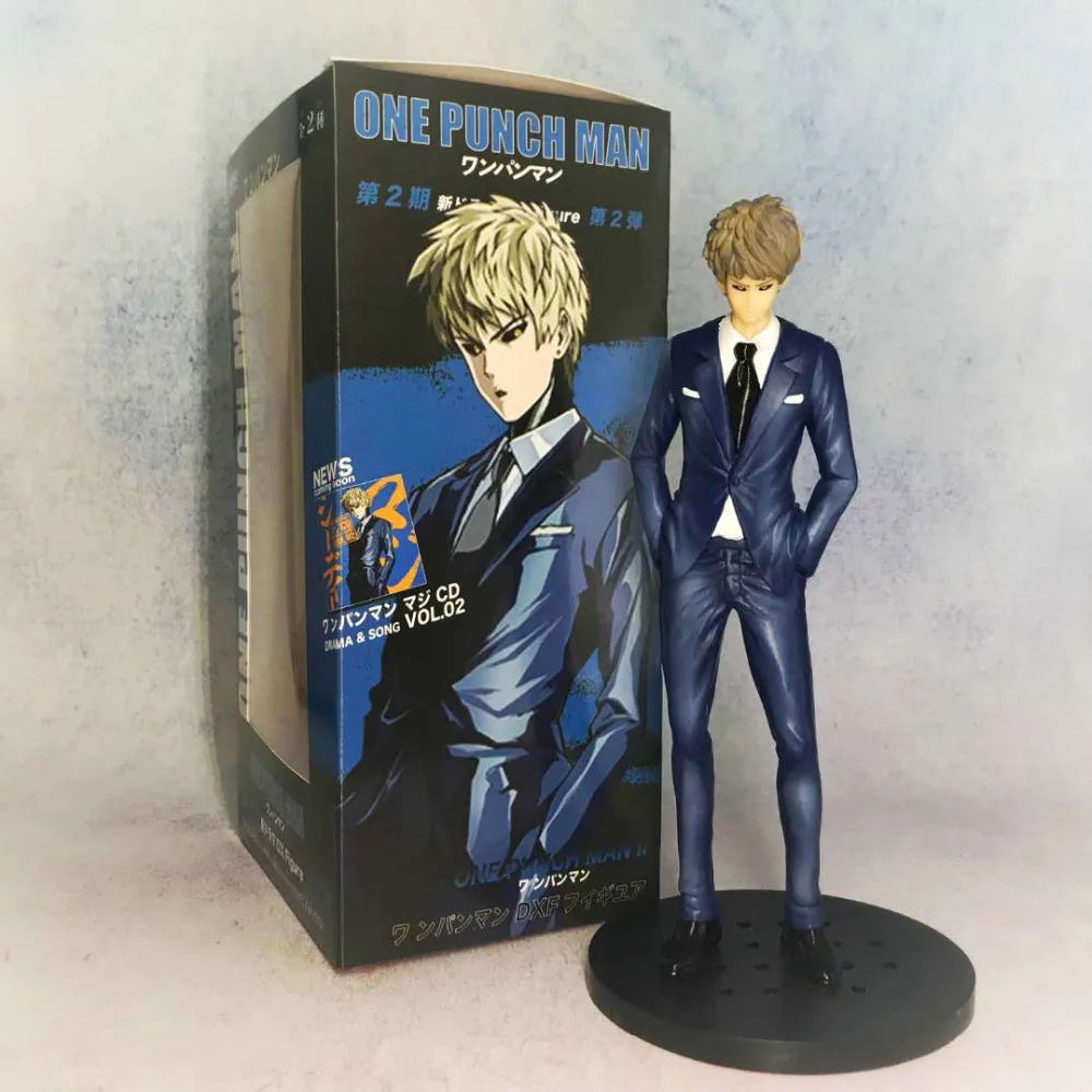 Аниме One Punch Man Genos костюм Ver ПВХ фигурка Япония мультфильм коллекционный талисман
