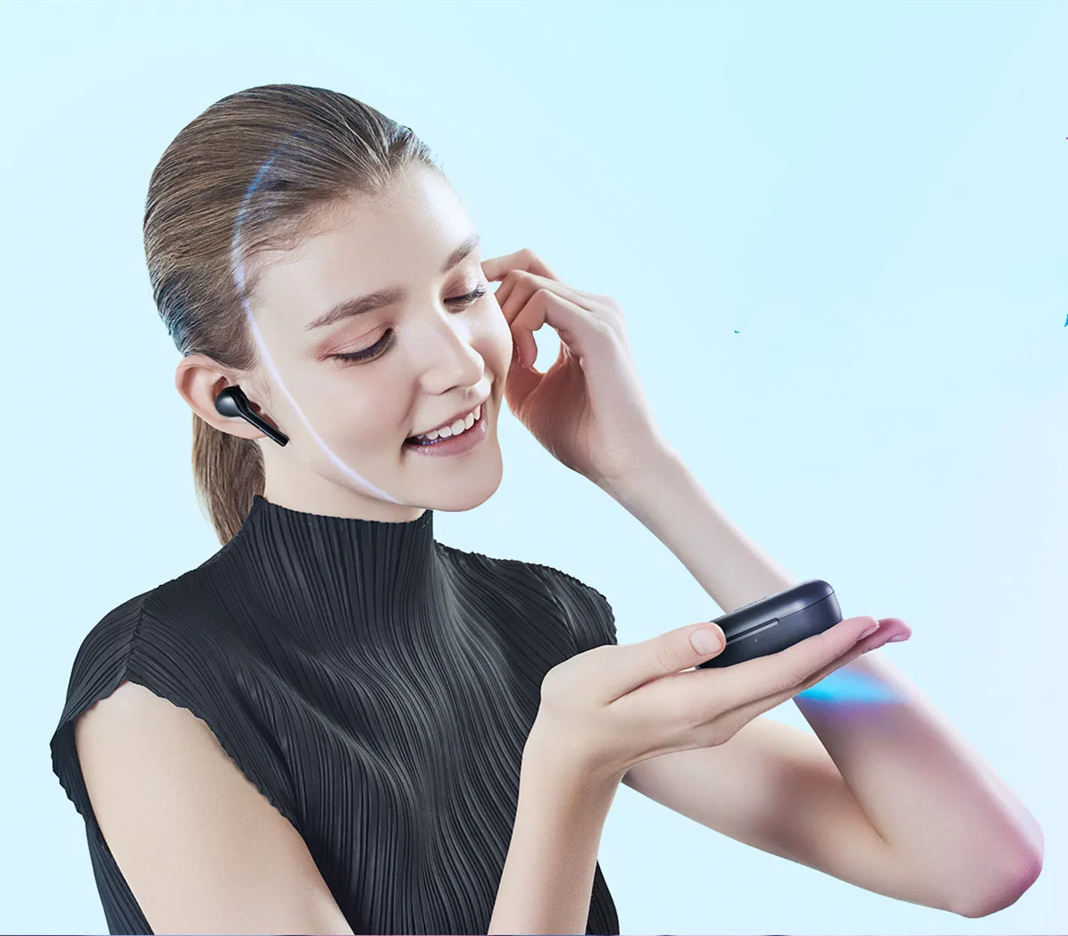 Huawei Honor Flypods Lite Беспроводные Наушники Hi-Fi водонепроницаемые IP54 управление беспроводным зарядным устройством Bluetooth 4,2