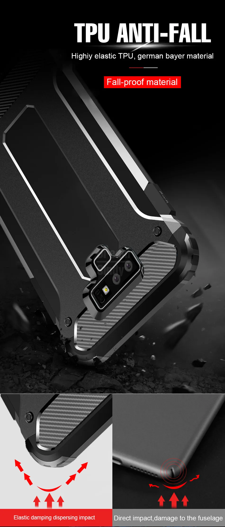 Роскошный защитный чехол-бампер для samsung Galaxy S7 Edge S9 S10 S8 Plus, противоударный чехол-накладка для Note 9 10, силиконовый чехол для телефона
