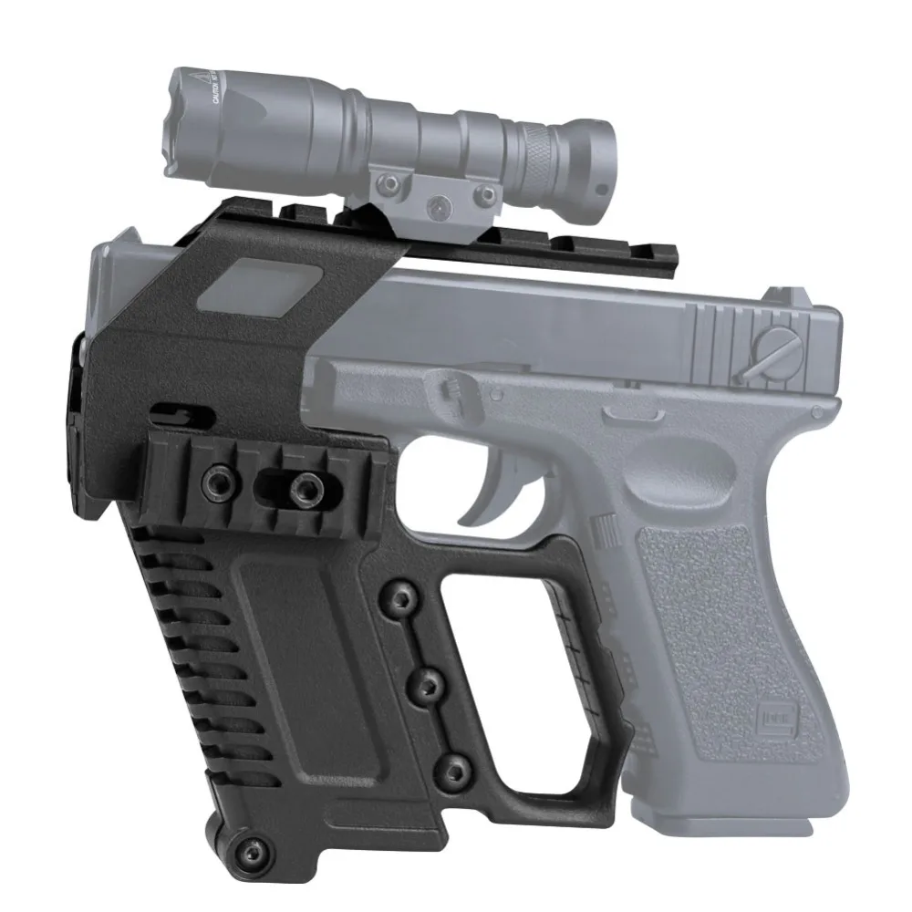 Тактический Пистолет Карабин Комплект Glock Rail базовое загрузочное устройство для Glock 17 18 19 страйкбол военный прицел охотничий 2 цвета