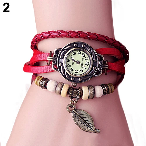 Женские кварцевые наручные часы в стиле ретро с кожаным ремешком|wristwatch women|wristwatch