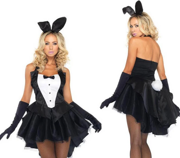 

Christmas costumes halloween women Xmas sexy lingerie Dovetail pole dance bunny fantasias Rabbit girl eroticas uniform nightclub