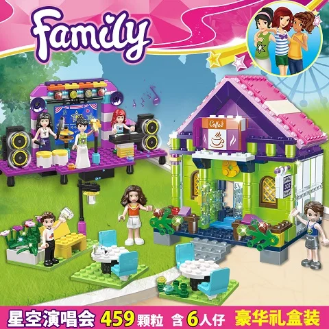 Городские Фигурки для девочек строительные блоки совместимые с legoing Friends