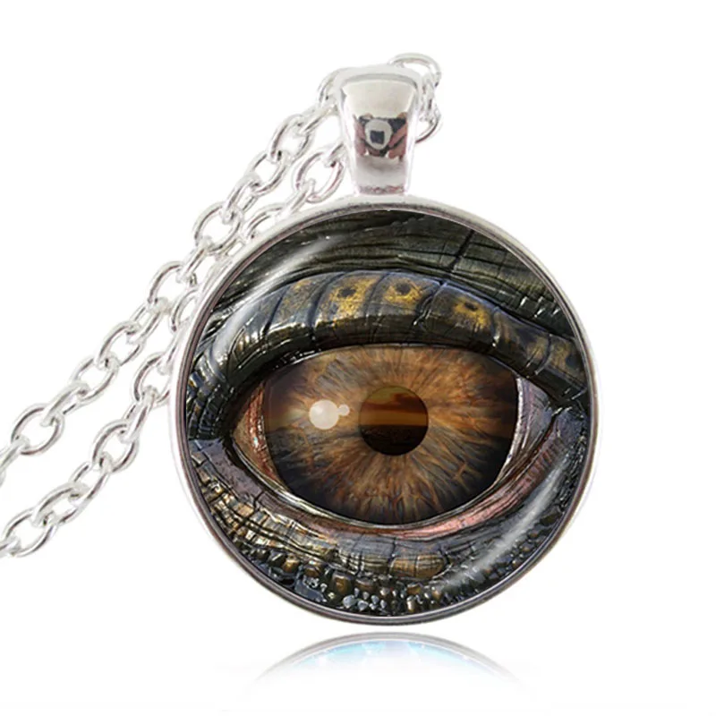 Ожерелье с кулоном в виде Глаз Дракона ожерелье подвеской круглых кабошонов
