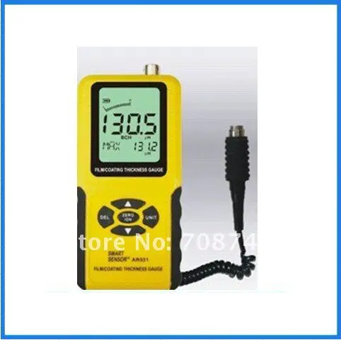 Измерительный диапазон 15 групп 0 1800 мкм толщиномер пленки/покрытия AR931|coating thickness