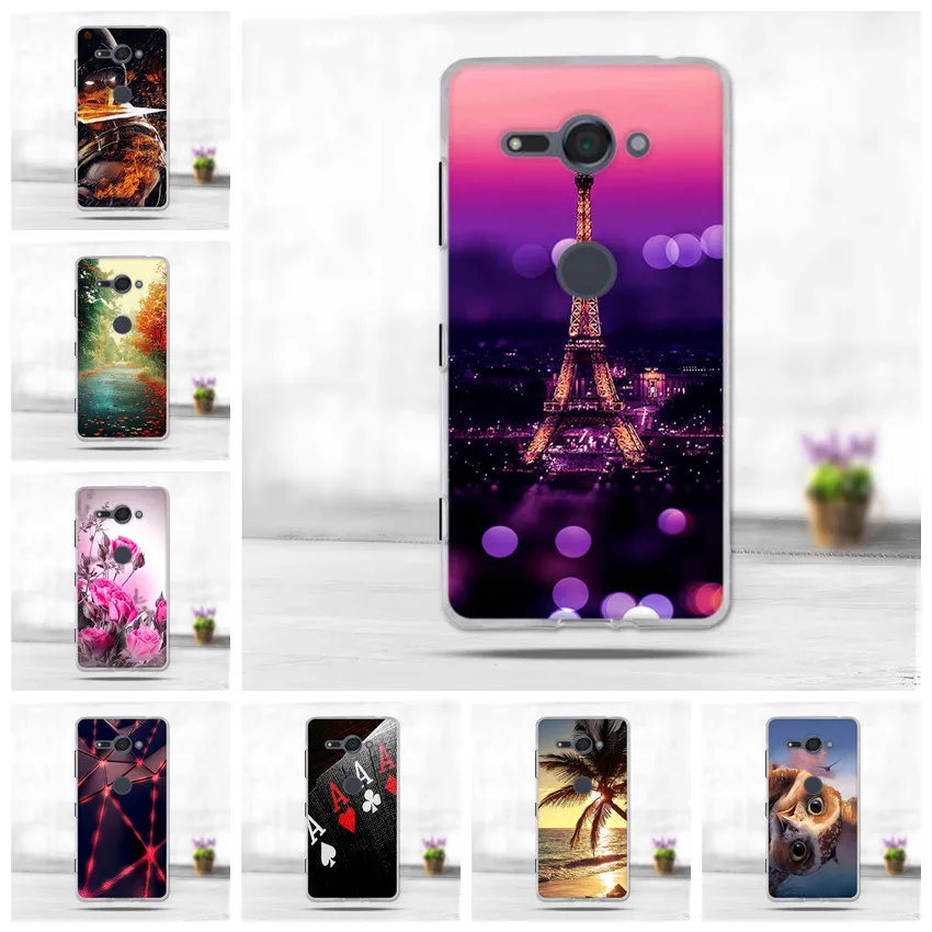 5 0 &quotдля Coque Sony Xperia XZ2 Compact Case Cover для XZ 2 Cases|Бамперы| |