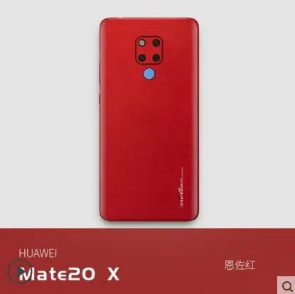huawei mate 20x Чехол для huawei mate 20 pro из натуральной кожи с наклейкой. Кожаный чехол для телефона 360 градусов для huawei mate 20, mate 20x чехол - Цвет: huawei mate 20x