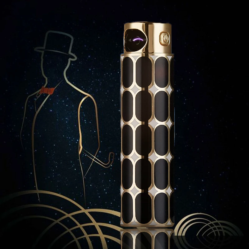 Крутая дуговая перезаряжаемая Зажигалка USB плазменная электронная сигарета