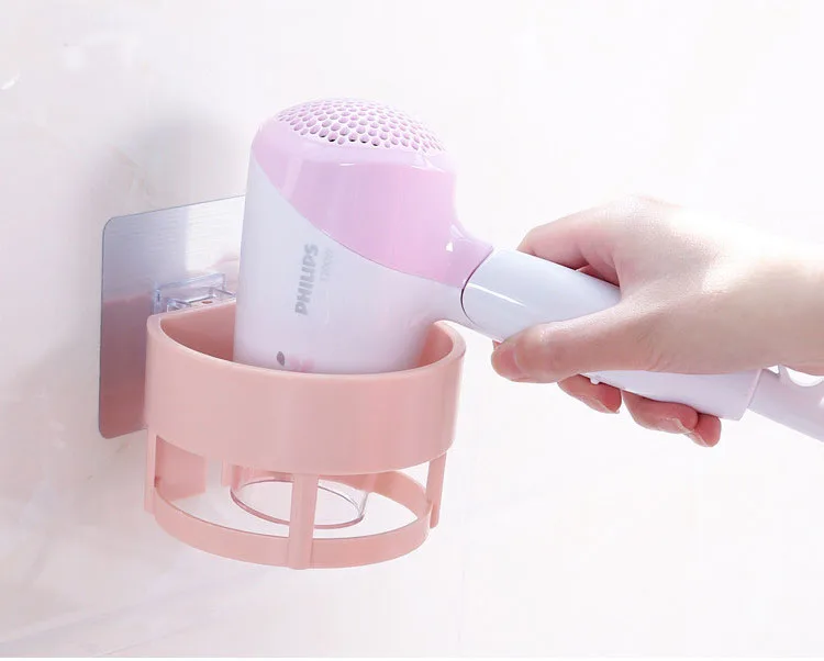 

1 шт. пластиковая настенная подставка для выдувного сушильщика держатель для всасывания волос электрическая стойка для воздуходувки бесшовная присоска полка для ванной ок 0363