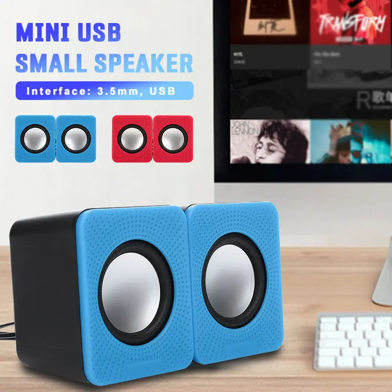 100% новый мини портативный Проводной планшетный компьютер USB динамик Мультимедиа
