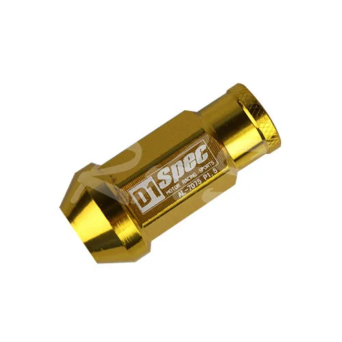 RASTP 20 шт. D1 Spe производительность Гоночные Колесные гайки винт M12x1.5/1,25 длина 50 мм алюминиевый Универсальный RS-LN007 - Название цвета: Gold