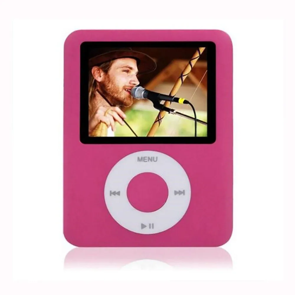 pink 1,8 дюймов 8 Гб мини MP4 плеер Музыка FM радио электронные книги кино музыка картина лучший звук подарок плеер ребенок идеальный подарок - Цвет: pink