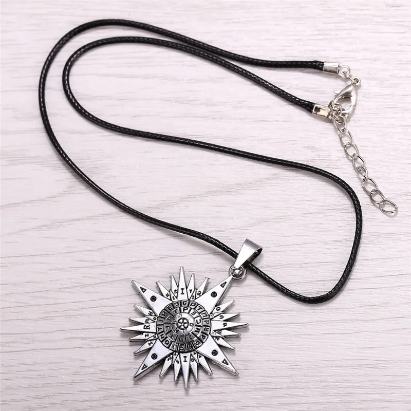 Посеребренное Аниме D.Gray-man серебряное металлическое ожерелье кулон с логотипом