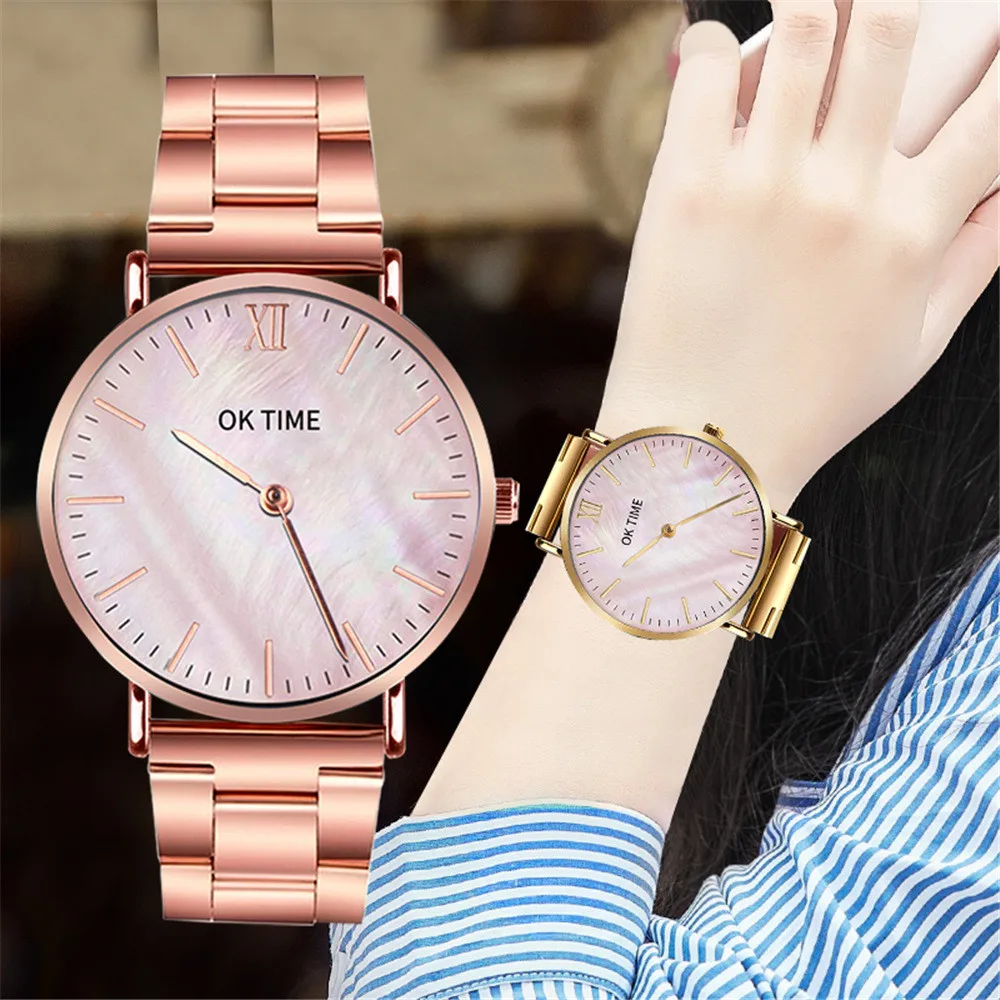Лидирующий бренд роскошные женские часы ретро дизайн ленточный ремешок